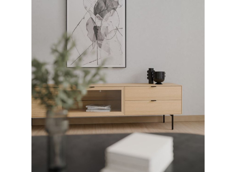 Mueble de tv moderno con cajones en Valencia