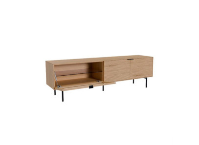 Muebles de tv con cristal y patas metálicas baratos con entrega express en Valencia