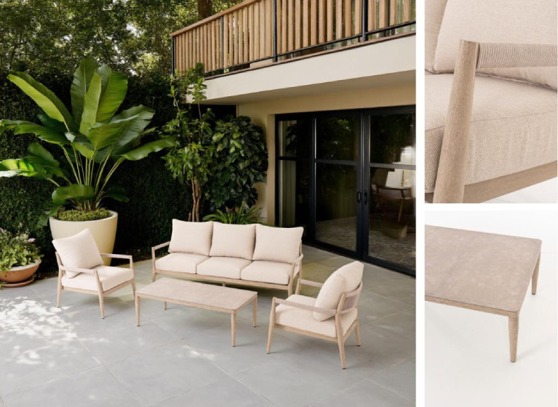 Set de jardín efecto madera el mejor precio con entrega urgente en Valencia Set de jardín efecto madera el mejor precio con entrega urgente en Valencia