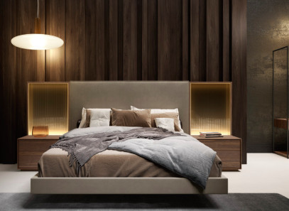 Dormitorio elegante de diseño en Valencia