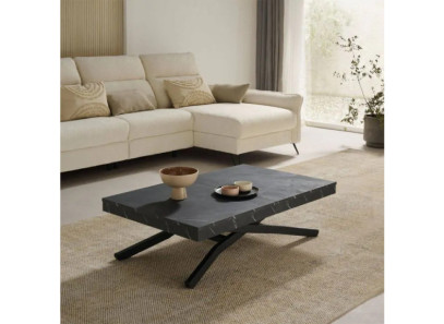 Mesa de centro elevable Novelty negra