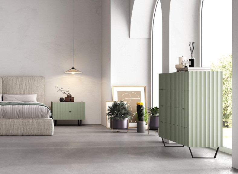 Dormitorios modernos con cómoda de Franco Furniture, nuevo catálogo en Muebles Intermobel Valencia