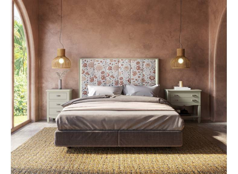 Composición de dormitorio clásico elegante