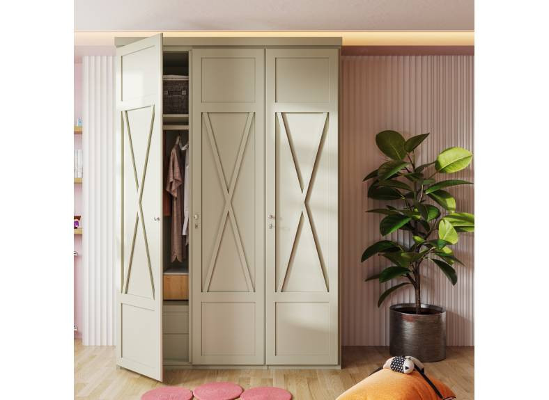 Armario clásico rústico para dormitorio de calidad al mejor precio en Muebles Intermobel Valencia