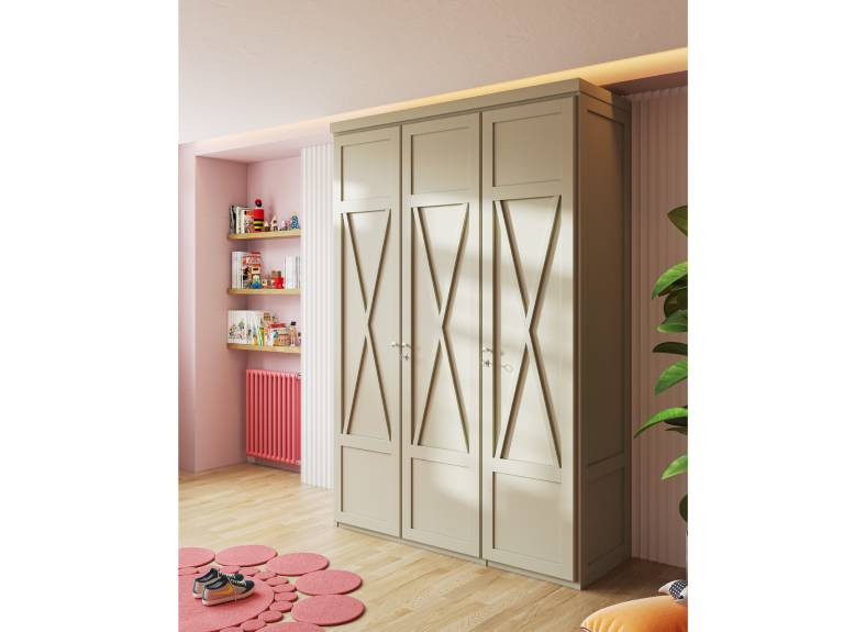 Armario clásico rústico para dormitorio de calidad al mejor precio en Muebles Intermobel Valencia