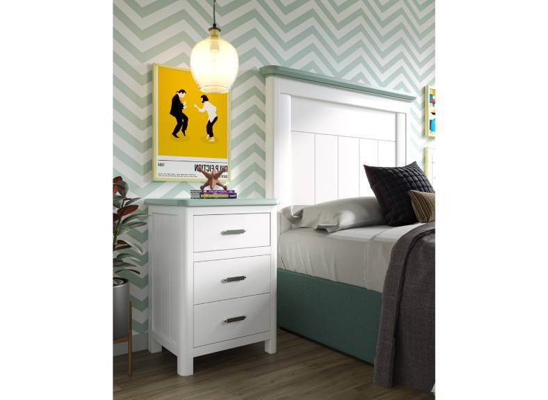 Dormitorio juvenil rústico de calidad al mejor precio en Muebles Intermobel Valencia