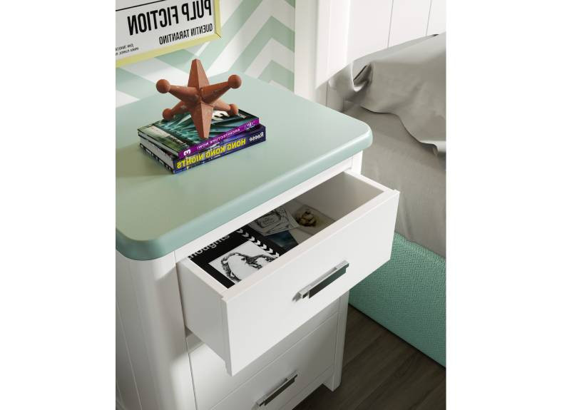 Dormitorio juvenil rústico de calidad al mejor precio en Muebles Intermobel Valencia