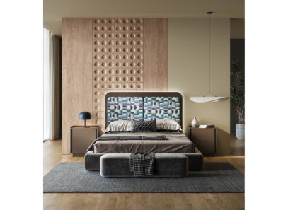 Dormitorio de matrimonio elegante de calidad al mejor precio en Muebles Intermobel, Valencia