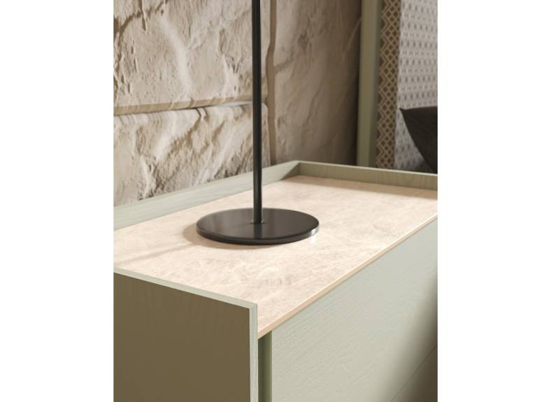 Dormitorio de matrimonio elegante en chapa de madera de calidad al mejor precio en Muebles Intermobel en Valencia