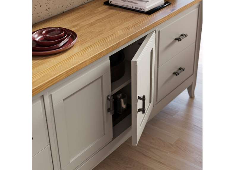 Mesa de TV con gran almacenamiento