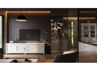 Mueble de TV rústico en Valencia