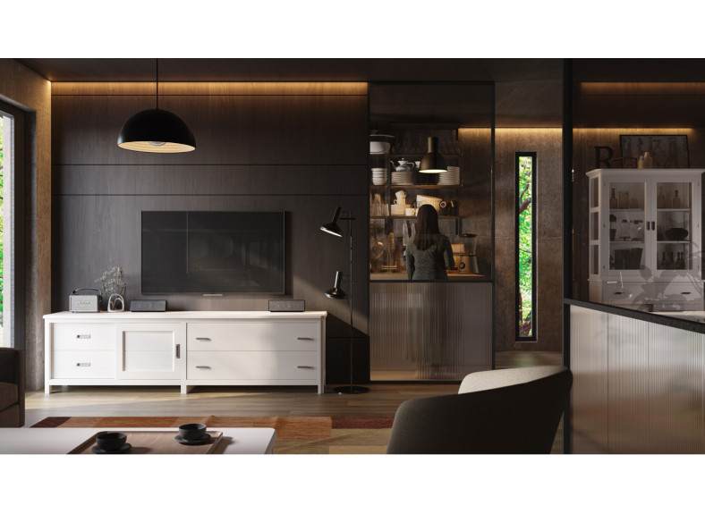 Mueble de TV rústico en Valencia