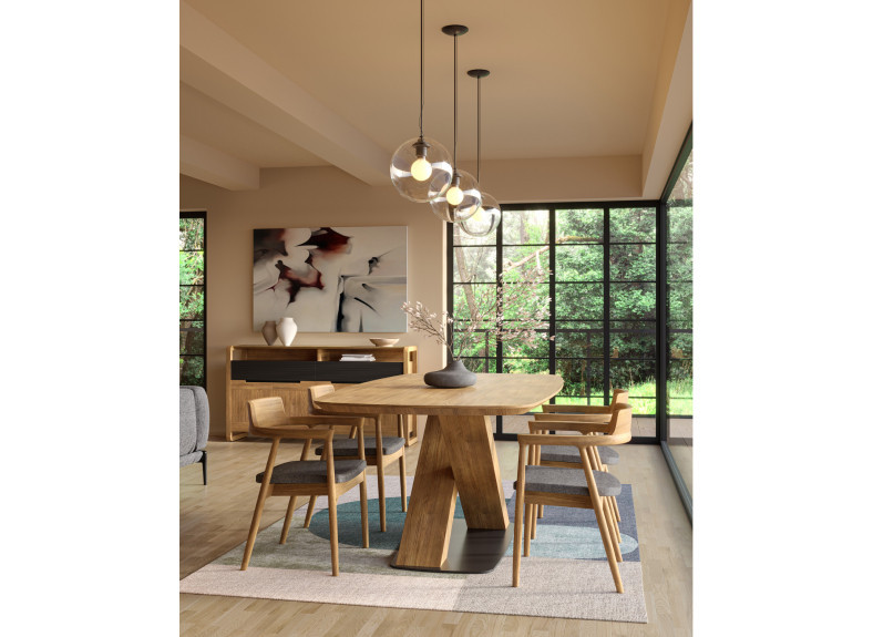 Mesa fija de madera Formentera de Grupo Seys en Muebles Intermobel, Valencia