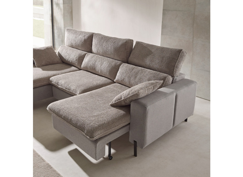 Sofá Cora Chaiselongue Express en Valencia | Muebles Intermobel ®