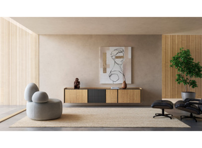 Mueble de TV colgado Praga de Grupo Seys al mejor precio en Valencia, Muebles Intermobel