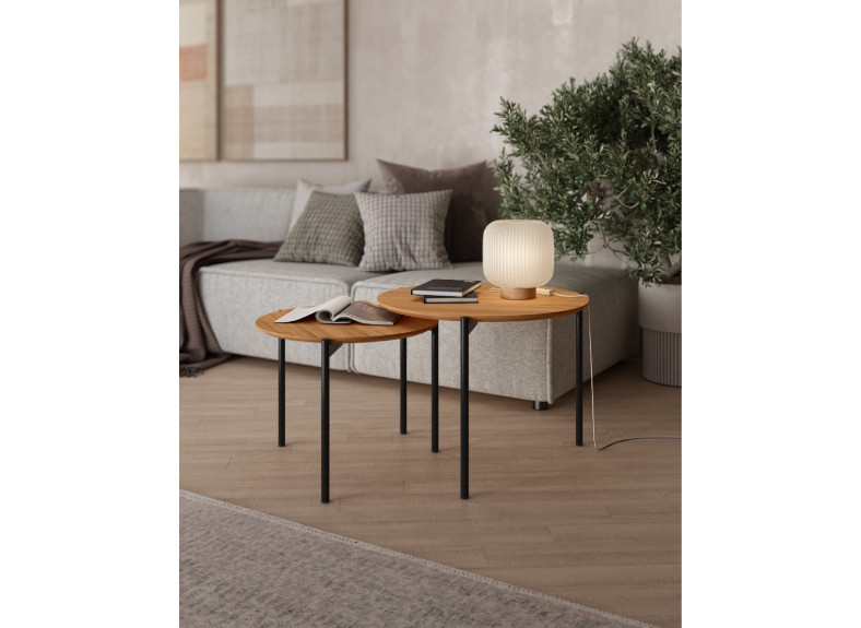 Conjunto de mesas de centro redondas en oferta