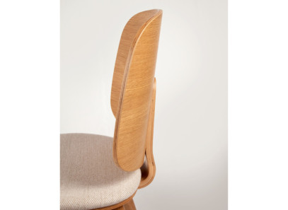 Silla nórdica semitapizada de roble barata en Valencia