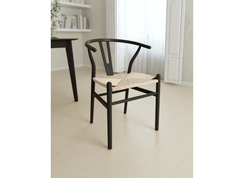 Silla artesanal rústica y moderna. ideal para cualquier espacio. Solo en Muebles Intermobel, tu tienda de muebles en Valencia