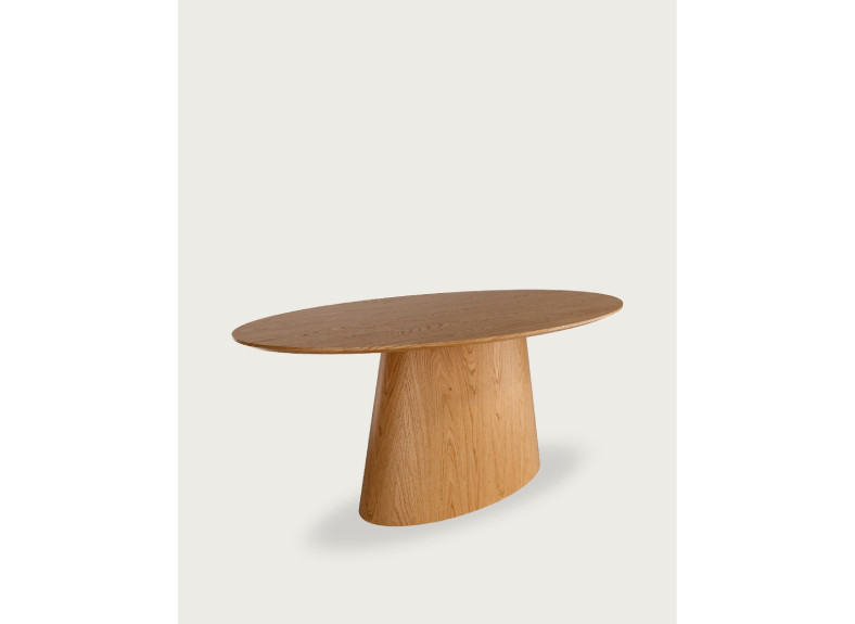 Mesa de comedor ovalada de madera Namib de Bogal en Muebles Intermobel, Valencia