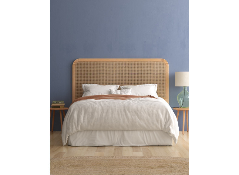 Cabecero de fresno y ratán natural Rias de Bogal en Muebles Intermobel, Valencia