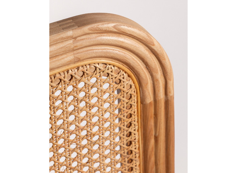 Cabecero de fresno y ratán natural Rias de Bogal en Muebles Intermobel, Valencia