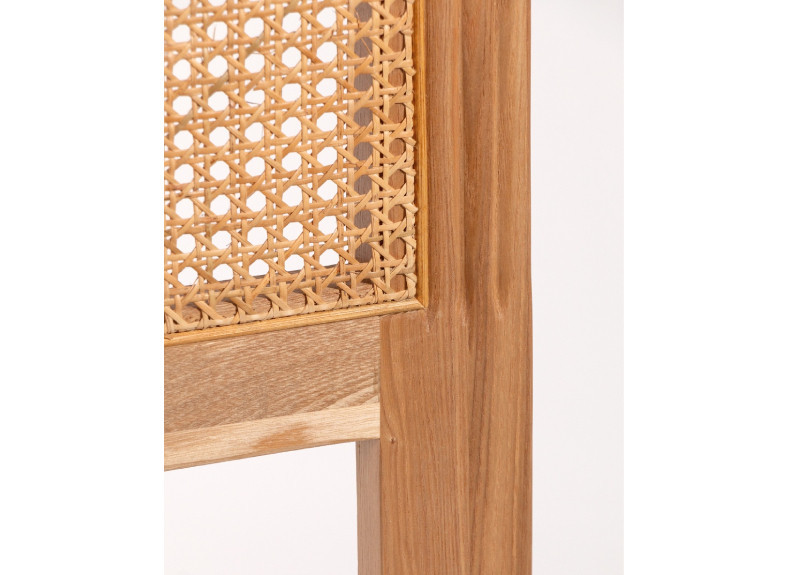 Cabecero de fresno y ratán natural Rias de Bogal en Muebles Intermobel, Valencia