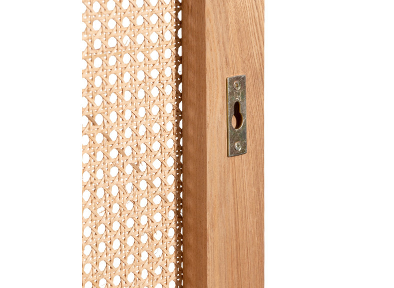 Cabecero de fresno y ratán natural Rias de Bogal en Muebles Intermobel, Valencia