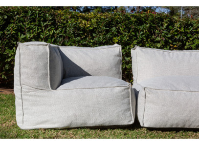 Sofa rinconera de exterior chillout en Valencia, Arkimueble