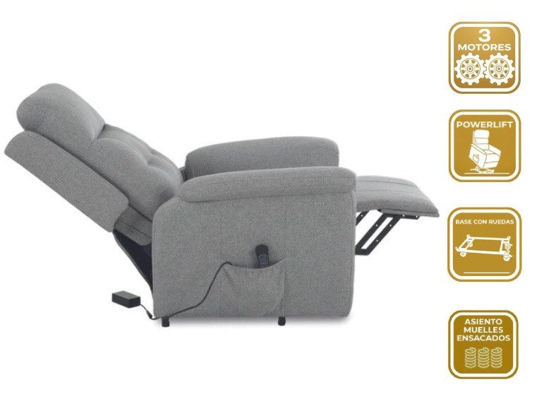 Sillón Relax Powerlift 3 Motores en Valencia | Muebles Intermobel®