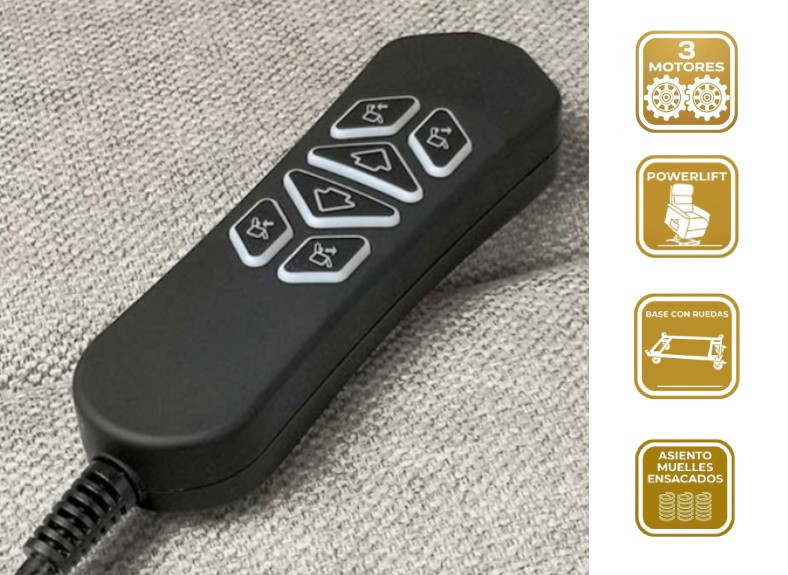 Sillón Relax Powerlift 3 Motores en Valencia | Muebles Intermobel®