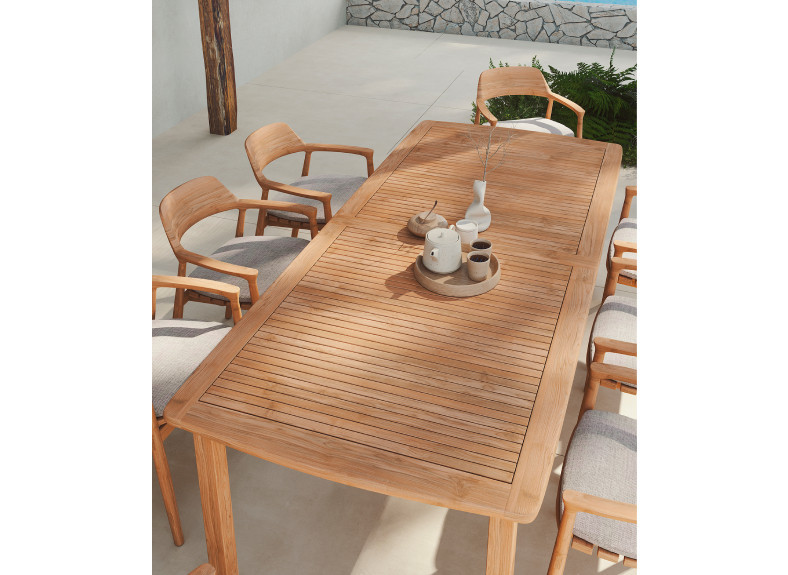 Pack de mesa y sillas para exterior de teca Arkimueble en Valencia
