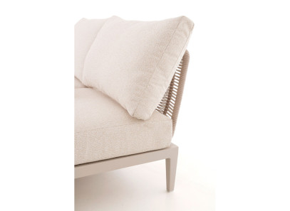 Tumbona doble con mesa central beige GDeco en Valencia, Intermobel