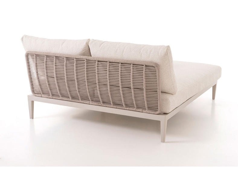 Tumbona doble con mesa central beige GDeco en Valencia, Intermobel