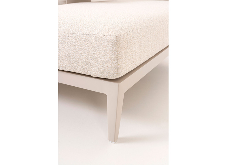 Tumbona doble con mesa central beige GDeco en Valencia, Intermobel