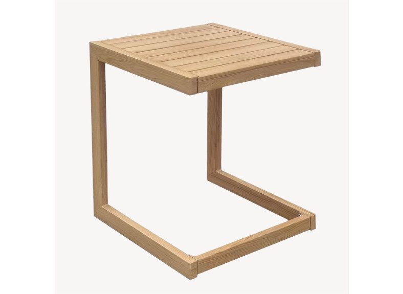 Mesa de exterior en efecto madera de GDeco en Intermobel