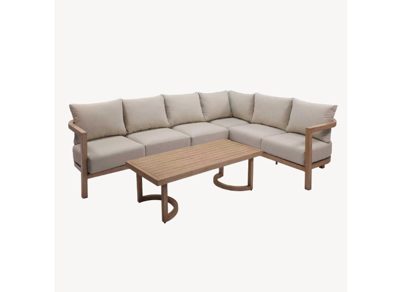 Set rinconera y mesa para exterior Ava de GDeco en Valencia, Muebles Intermobel