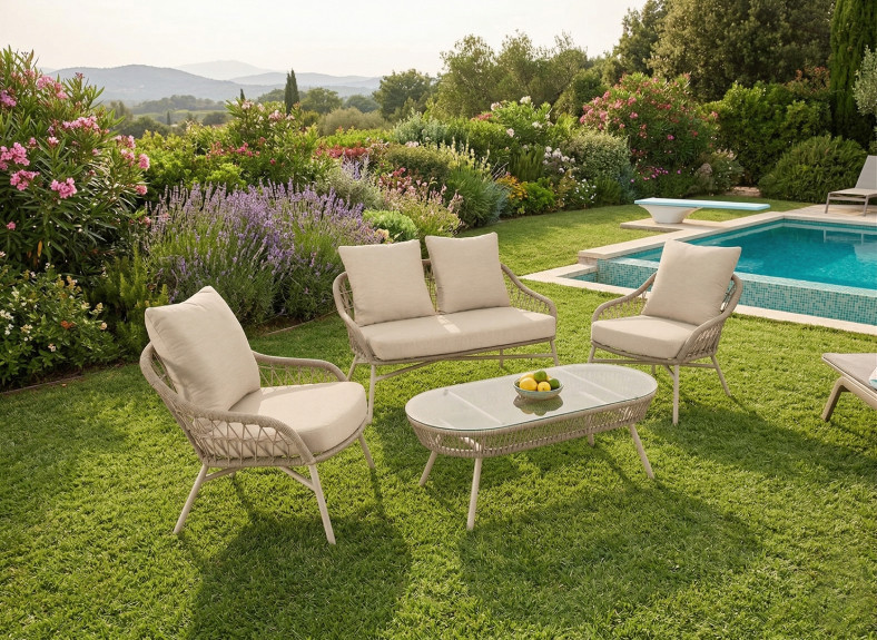 Set de jardín o terraza Salonica de Somcasa en Valencia, Muebles Intermobel