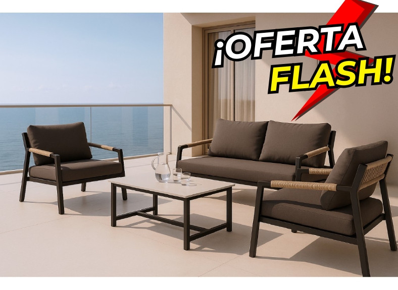 Set de exterior Muscat  Somcasa | Oferta Flash | Muebles Intermobel®
