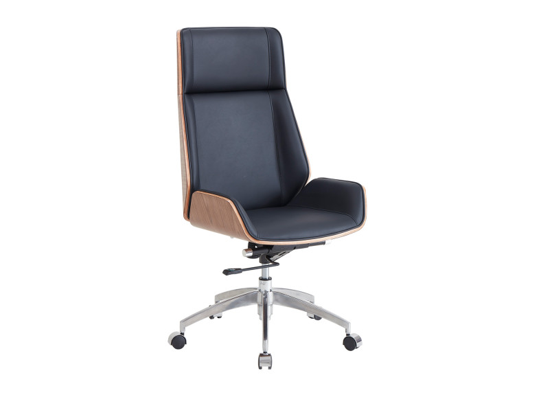 Silla de oficina ergonómica regulable negra - Muebles Intermobel®