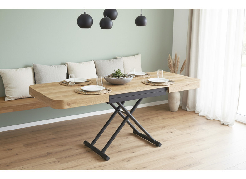 ▷ Mesa Estudio con Estantería Lateral- Muebles Valencia ®