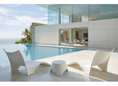 Tumbona de exterior Cala blanco - Muebles Intermobel®