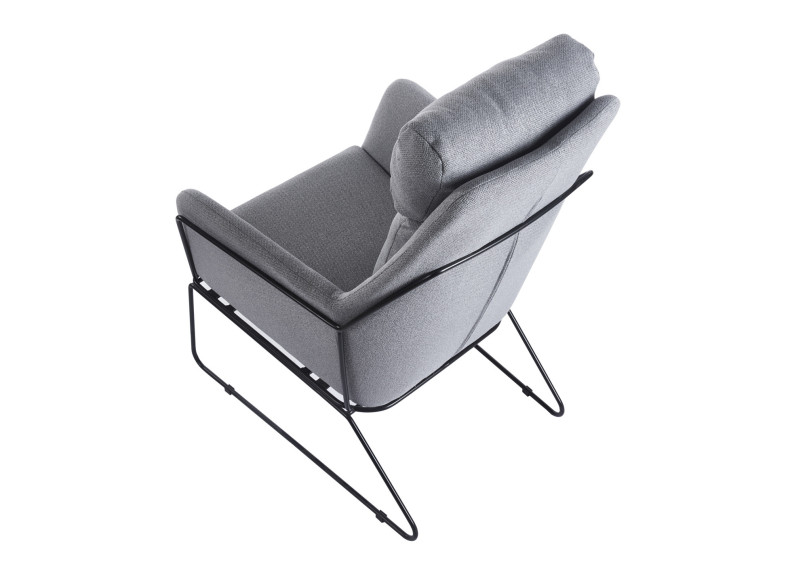 Butaca tapizada Sintra gris - Muebles Intermobel®