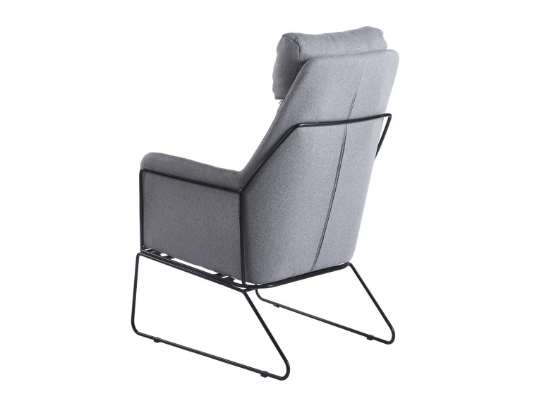 Butaca tapizada Sintra gris - Muebles Intermobel®