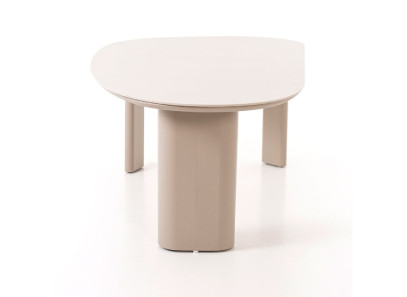 Mesa de comedor de diseño de gran formato para exterior Paula de GDeco en Valencia