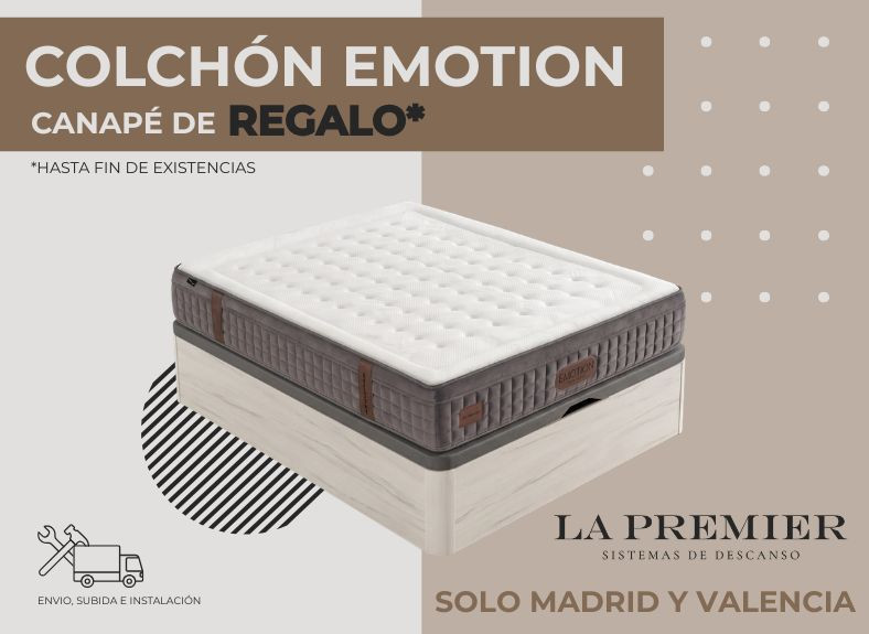 Promoción pack canapé y colchón