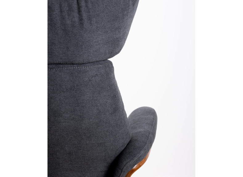 Sillón relax manual Osaka gris oscuro