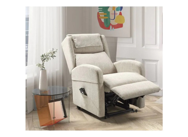 Sillón relax eléctrico con 2 motores levantapersonas con ruedas en Valencia