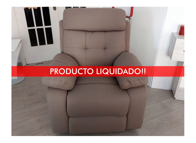 Sillón relax con botonera y USB en liquidación | Muebles Intermobel®