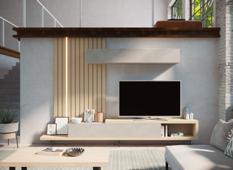 Composición de salón moderno en Valencia