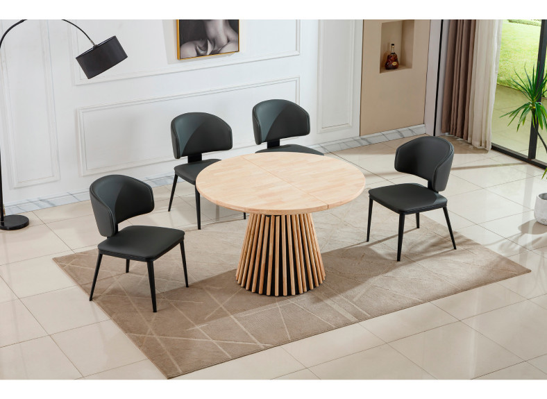 Mesa de comedor redonda extensible en Valencia